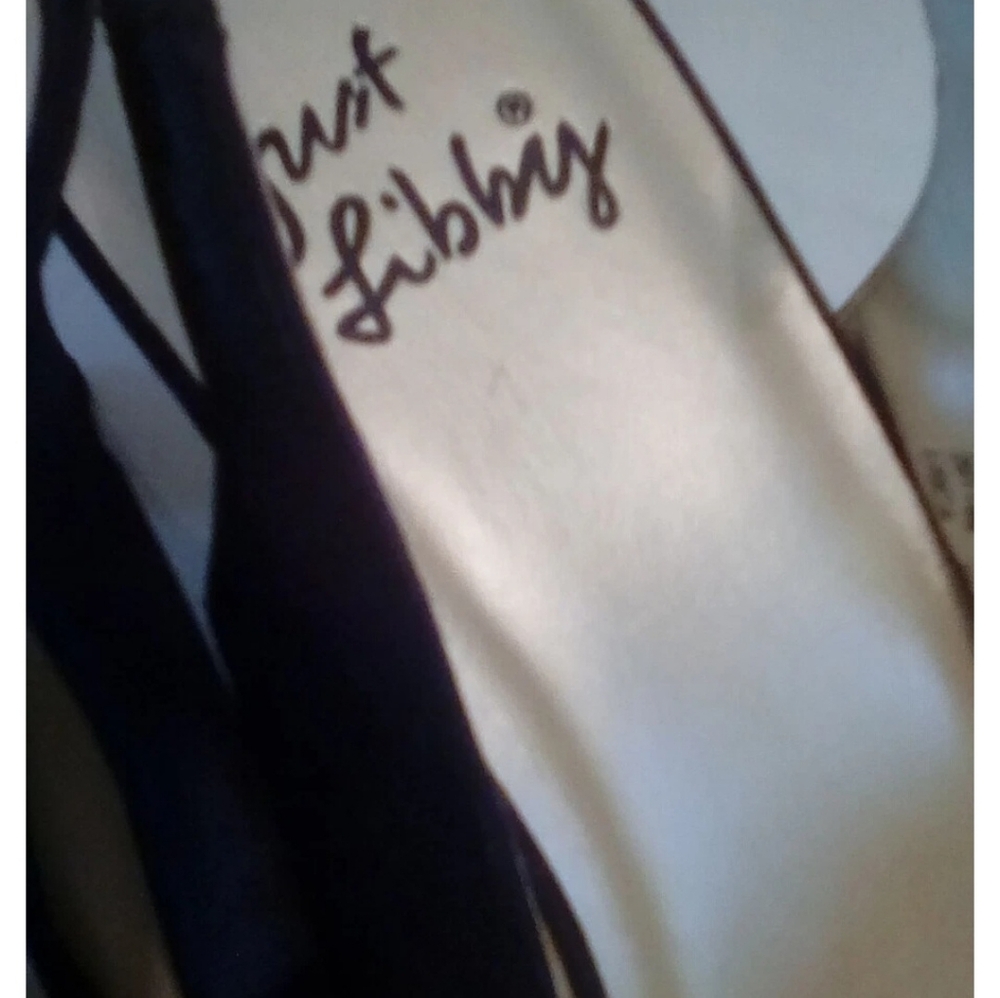 Just Libby Black Heel Size 8 1/2 - Picture 6 of 7